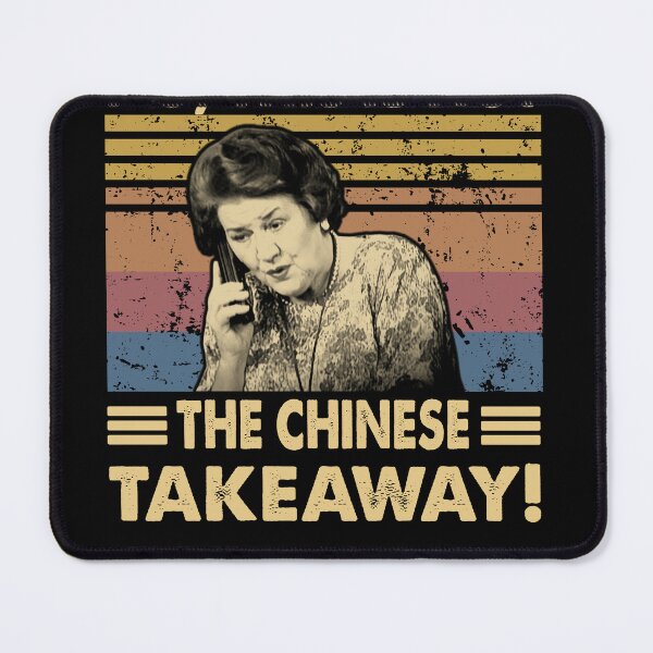 Item preview, Keeping Up Appearances Hyacinth No This Is Not The Chinese Takeaway Retro Art designed and sold by Celestia1l24.