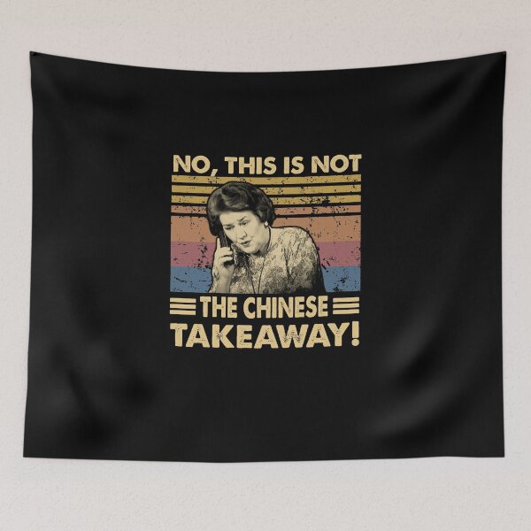 Item preview, Keeping Up Appearances Hyacinth No This Is Not The Chinese Takeaway Retro Art designed and sold by Celestia1l24.