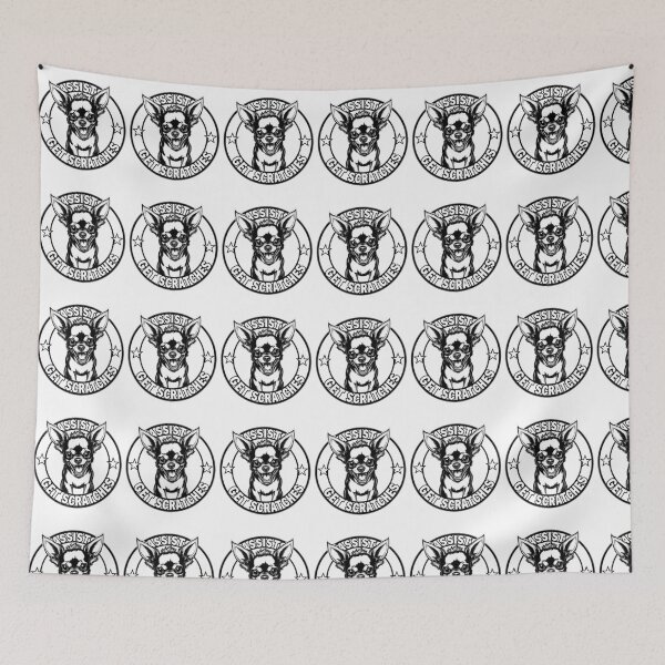 Item preview, Dog Chihuahua Against Fascists designed and sold by Iuqiune.