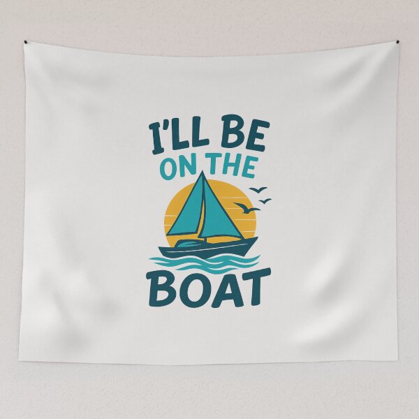 Item preview, I'll Be On The Boat - Boat Captain designed and sold by RANDOMNESS.
