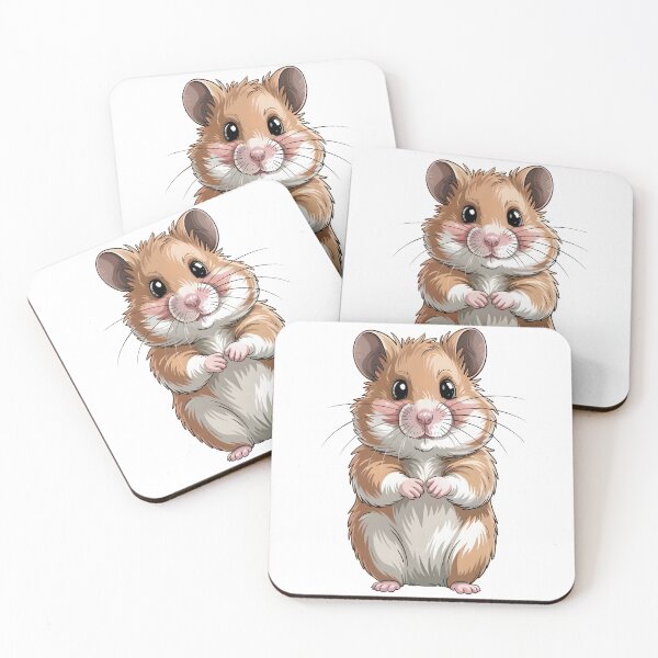 Item preview, Cute Cartoon Hamster Sticker designed and sold by stylishsketcher.
