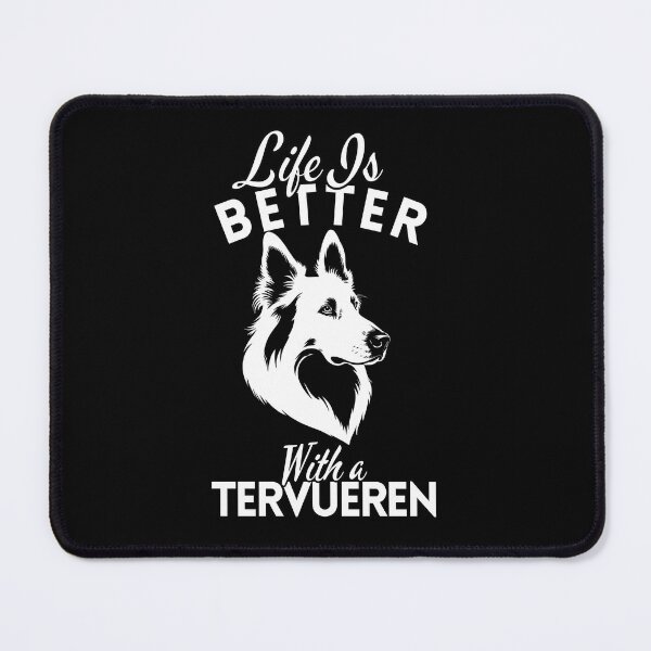 Item preview, Life Is Better With a Tervuren – Minimalist Belgian Shepherd Design designed and sold by GoodyPaws.