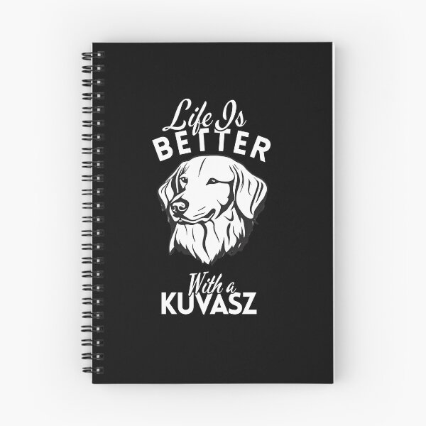 Item preview, Life Is Better With a Kuvasz – Minimalist Hungarian Shepherd Design designed and sold by GoodyPaws.