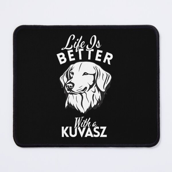Item preview, Life Is Better With a Kuvasz – Minimalist Hungarian Shepherd Design designed and sold by GoodyPaws.