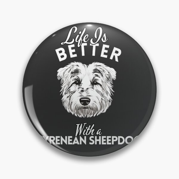 Item preview, Life Is Better With a Pyrenean Sheepdog – Minimalist Herding Dog Design designed and sold by GoodyPaws.