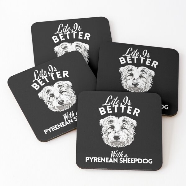 Item preview, Life Is Better With a Pyrenean Sheepdog – Minimalist Herding Dog Design designed and sold by GoodyPaws.