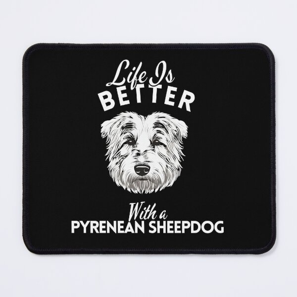 Item preview, Life Is Better With a Pyrenean Sheepdog – Minimalist Herding Dog Design designed and sold by GoodyPaws.