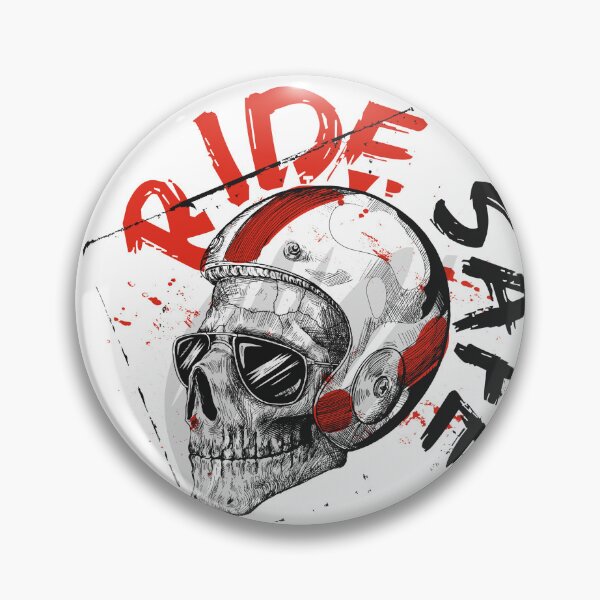 Item preview, Ride Safe – Skull Biker designed and sold by hakkimsyed.