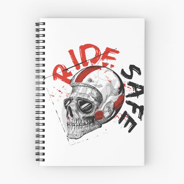 Item preview, Ride Safe – Skull Biker designed and sold by hakkimsyed.