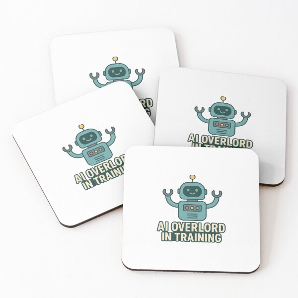 Item preview, AI Overlord in Training – Funny Tech Robot Design designed and sold by DJCApparel.