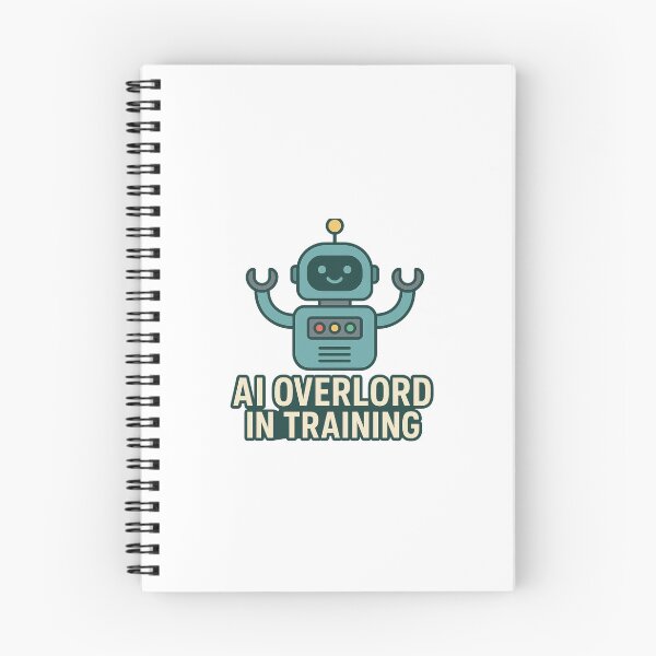 Item preview, AI Overlord in Training – Funny Tech Robot Design designed and sold by DJCApparel.