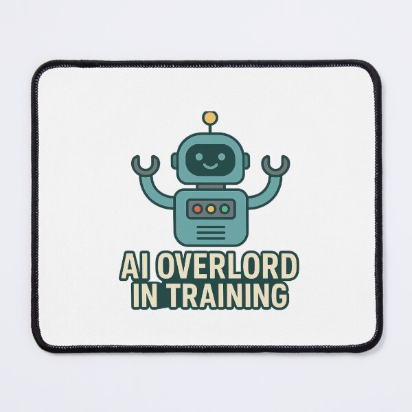 Item preview, AI Overlord in Training – Funny Tech Robot Design designed and sold by DJCApparel.