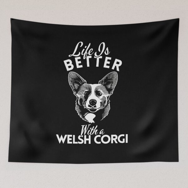 Item preview, Life Is Better With a Welsh Corgi – Minimalist Dog Lover Design designed and sold by GoodyPaws.