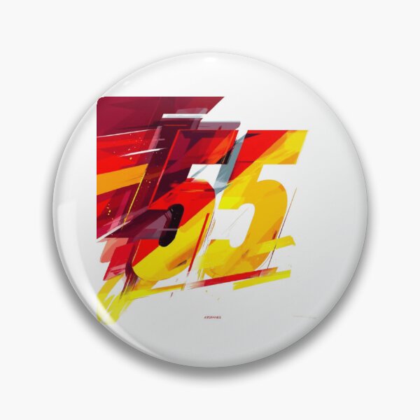 Artikelvorschau, Sainz 55 F1 in seinem Spanien entworfen und verkauft von Pit Stop Prints.
