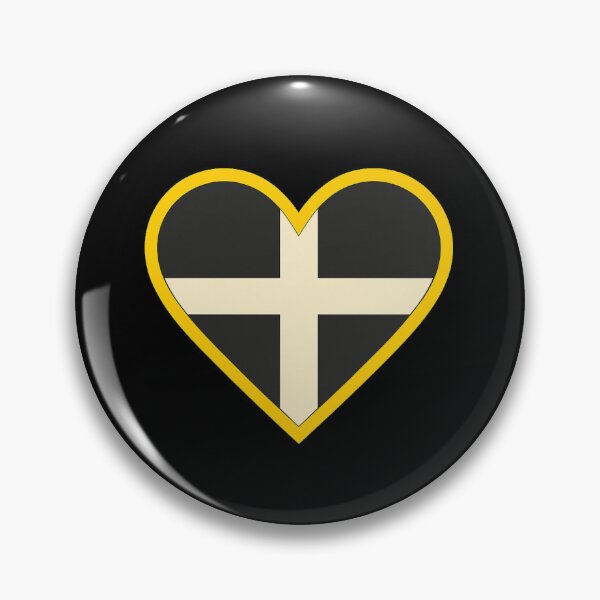 Item preview,  Traditional Cornish flag heart  designed and sold by PiskieChicGifts.