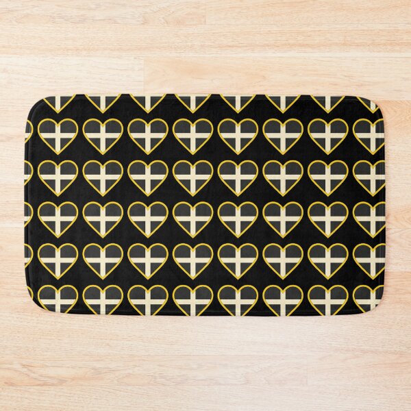 Item preview,  Traditional Cornish flag heart  designed and sold by PiskieChicGifts.