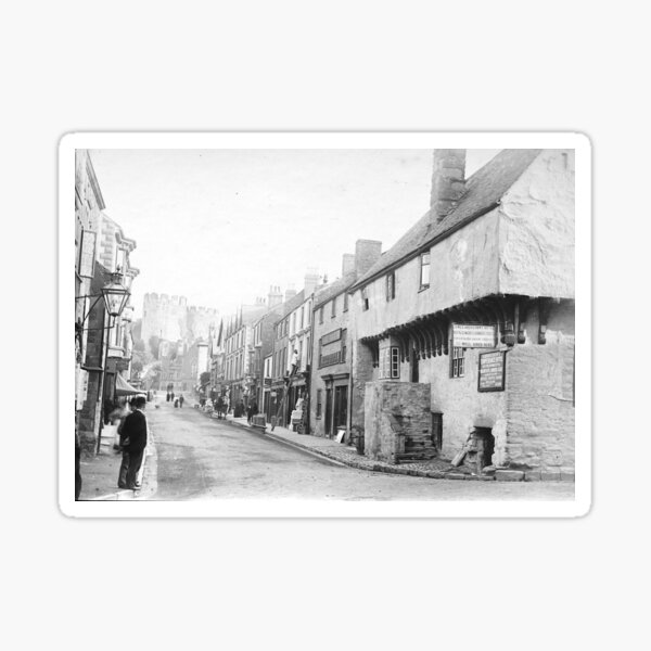 Item preview, Archival Photograph, Street Scene, Shops, Castle Street, Conwy designed and sold by Pierre de la Mare.