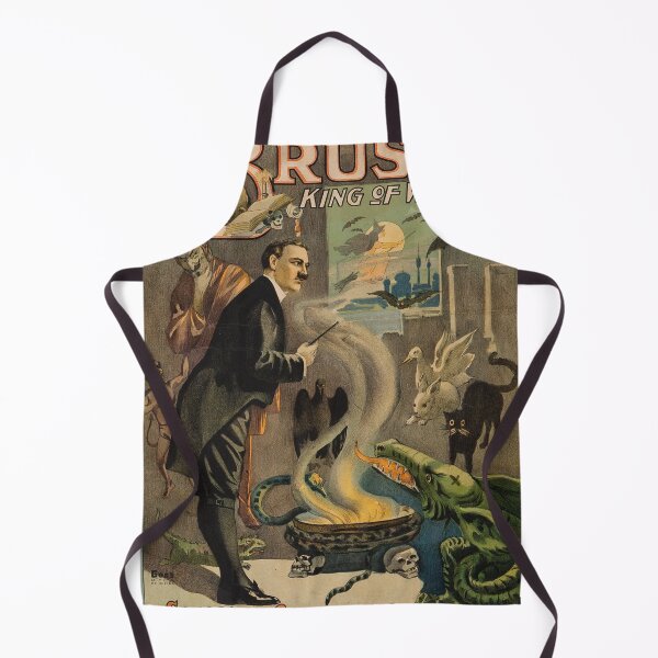 Item preview, Brush king of Wizards Vintage magic magician poster art designed and sold by Vintage Designs +.