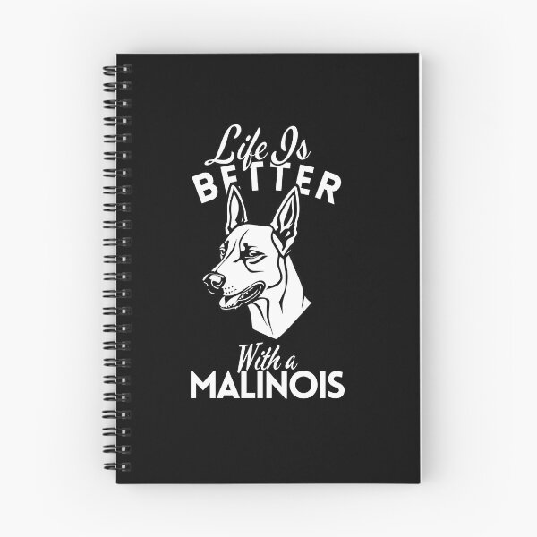 Item preview, Life Is Better With a Malinois – Minimalist Belgian Shepherd Design designed and sold by GoodyPaws.