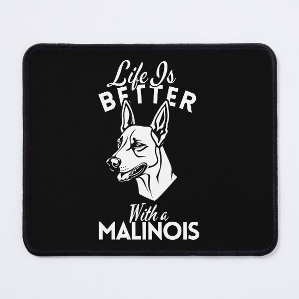 Item preview, Life Is Better With a Malinois – Minimalist Belgian Shepherd Design designed and sold by GoodyPaws.