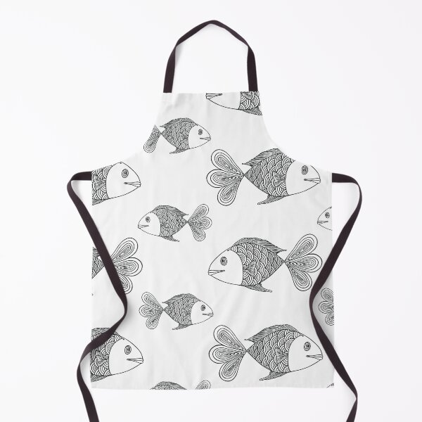 Item preview, Doodle art of imaginary fish designed and sold by Pum April.