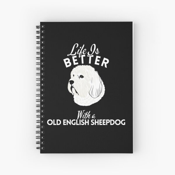 Item preview, Life Is Better With an Old English Sheepdog – Minimalist Herding Dog Design designed and sold by GoodyPaws.