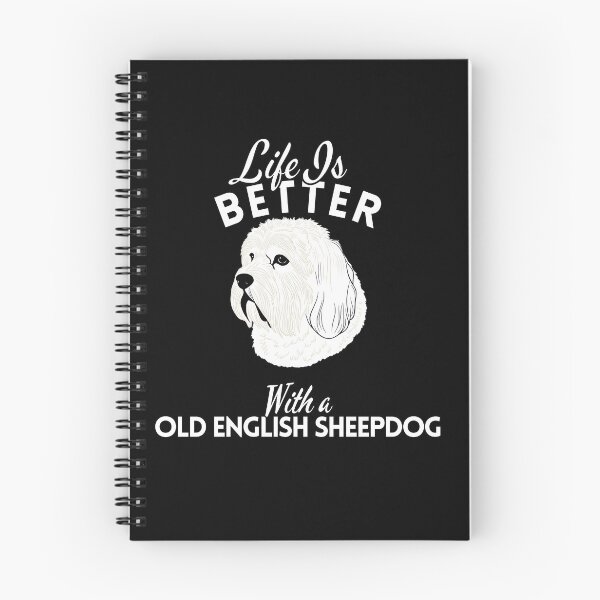 Item preview, Life Is Better With an Old English Sheepdog – Minimalist Herding Dog Design designed and sold by GoodyPaws.