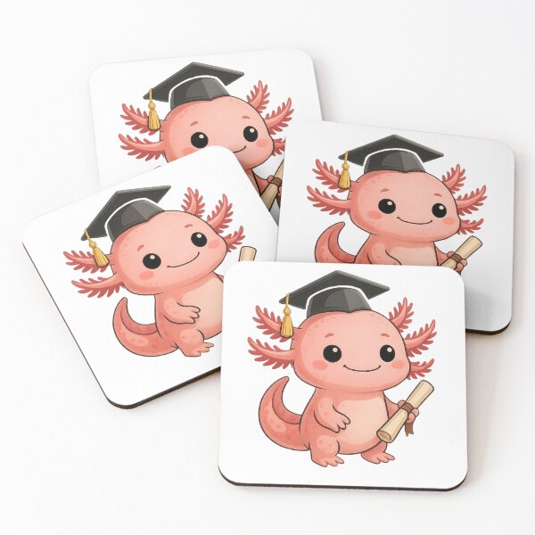 Item preview, Cute Axolotl Graduation Class of 2025 Kawaii Cool Style designed and sold by CoolCreative.