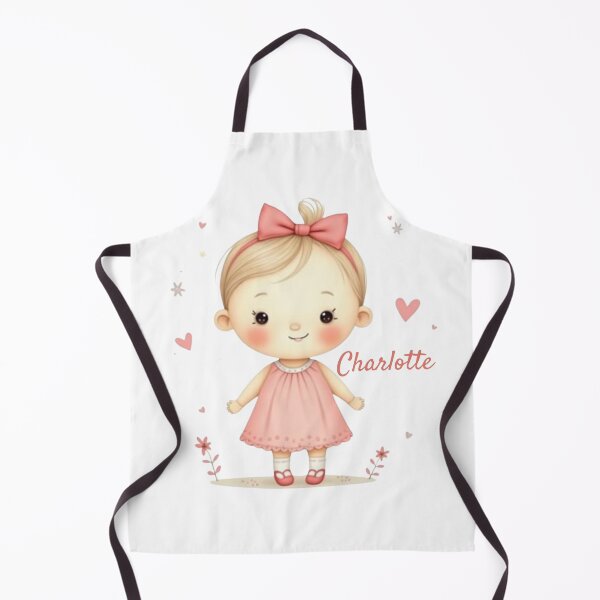 Item preview, Charlotte Girl Name – Cute Doll Illustration in Pastel Style designed and sold by daila70.