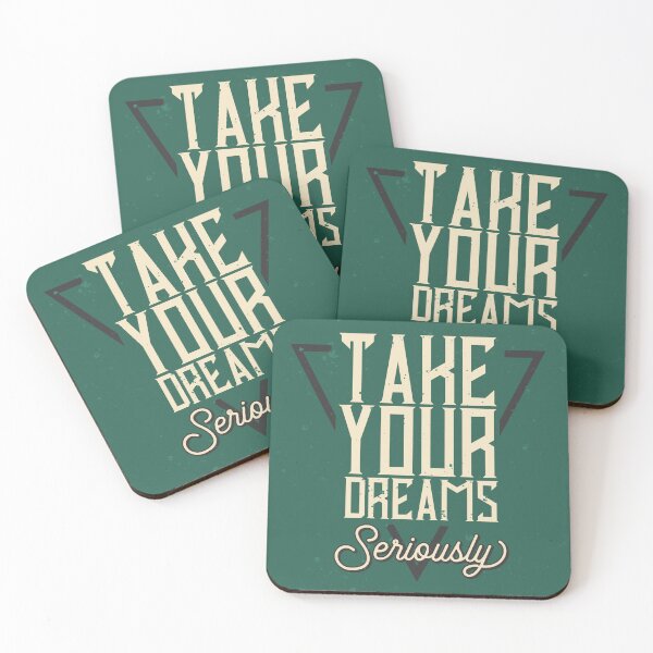 Item preview, Take Your Dreams Seriously – Motivational Typography designed and sold by hakkimsyed.