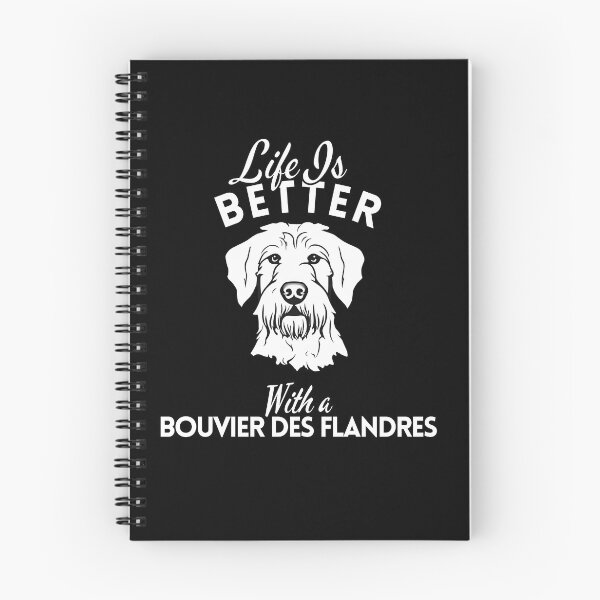 Item preview, Life Is Better With a Bouvier des Flandres – Minimalist Herding Dog Design designed and sold by GoodyPaws.