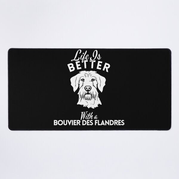 Item preview, Life Is Better With a Bouvier des Flandres – Minimalist Herding Dog Design designed and sold by GoodyPaws.