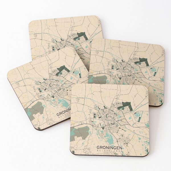 Item preview, Groningen City Map of the Netherlands - Vintage designed and sold by deMAP.