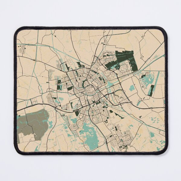 Item preview, Groningen City Map of the Netherlands - Vintage designed and sold by deMAP.
