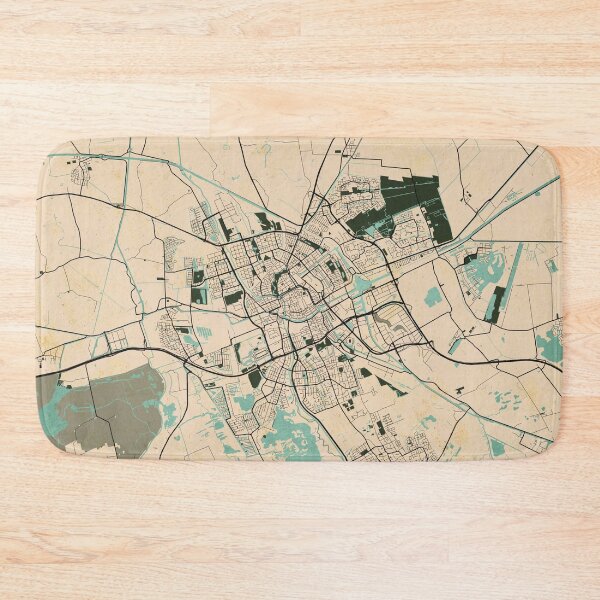 Item preview, Groningen City Map of the Netherlands - Vintage designed and sold by deMAP.