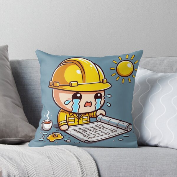 Item preview, Crying Civil Engineer – Blueprint Breakdown Funny Design designed and sold by Alryan_Store.