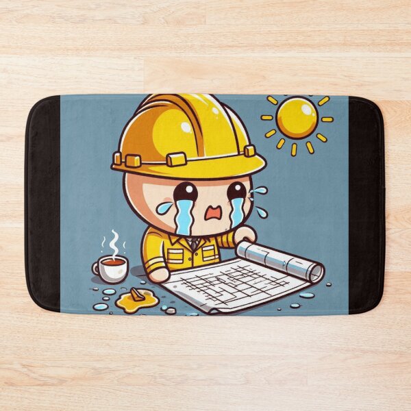 Item preview, Crying Civil Engineer – Blueprint Breakdown Funny Design designed and sold by Alryan_Store.