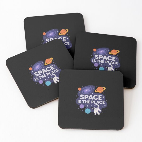 Item preview, Space is the Place – Flat Cosmic Astronaut Galaxy Illustration designed and sold by DJCApparel.
