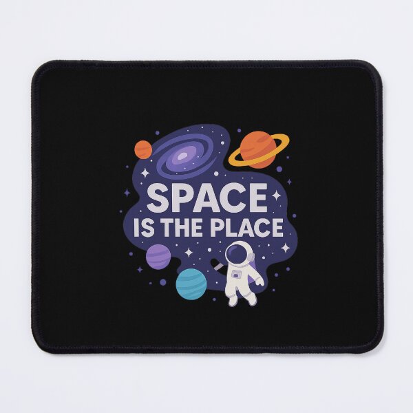 Item preview, Space is the Place – Flat Cosmic Astronaut Galaxy Illustration designed and sold by DJCApparel.