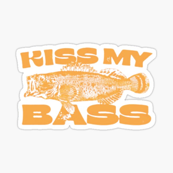 Artikel-Vorschau von Kiss My Bass Vintage Angeln, designt und verkauft von wesdesignshop.