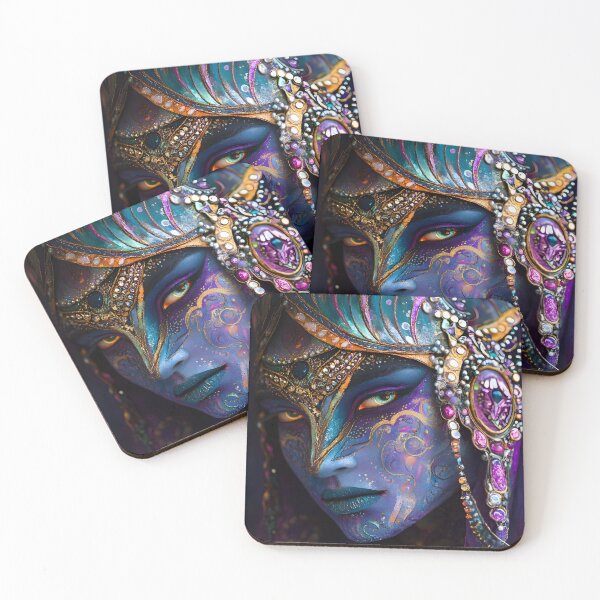 Item preview, Enchanting Mystical Portrait with Vibrant Colors designed and sold by Artessie.