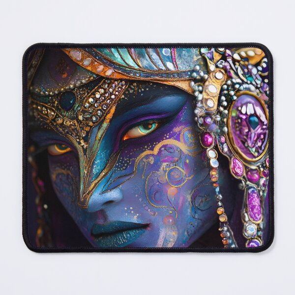 Item preview, Enchanting Mystical Portrait with Vibrant Colors designed and sold by Artessie.