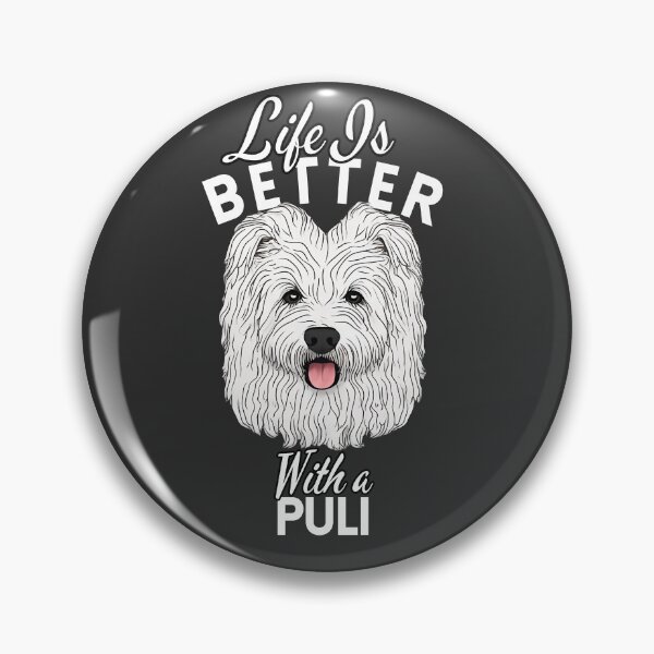 Item preview, Life Is Better With a Puli – Minimalist Hungarian Sheepdog Design designed and sold by GoodyPaws.