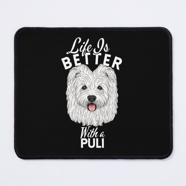Item preview, Life Is Better With a Puli – Minimalist Hungarian Sheepdog Design designed and sold by GoodyPaws.