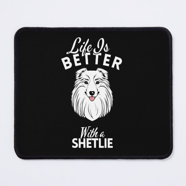 Item preview, Life Is Better With a Sheltie – Minimalist Shetland Sheepdog Design designed and sold by GoodyPaws.