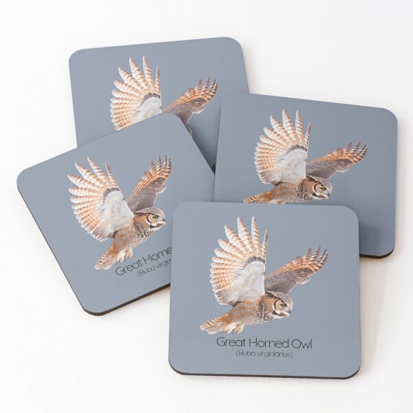Item preview, Great Horned Owl – The Silent Sentinel of the Night designed and sold by The Digital Compass.