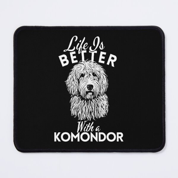 Item preview, Life Is Better With a Komondor Mom – Minimalist Hungarian Sheepdog Design designed and sold by GoodyPaws.