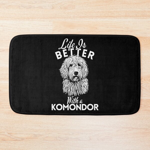 Item preview, Life Is Better With a Komondor Mom – Minimalist Hungarian Sheepdog Design designed and sold by GoodyPaws.