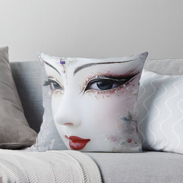 Item preview, Elegant Artistry of a Beautiful Masked Face Design designed and sold by Artessie.