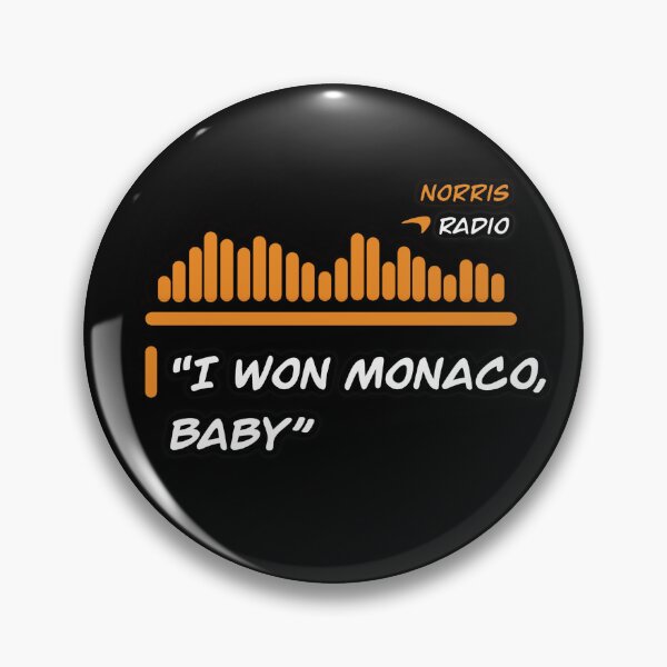 Item preview, Formula one radio, F1, Lando Norris wins Monaco GP 2025, McLaren  designed and sold by Formalu_1.